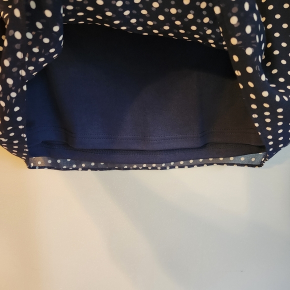 Calvin Klein Polka Dot Blouse - Picture 6 of 7